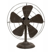 Deco 79 Decorative Vintage-Style Fan(Decor only) - B00858N538
